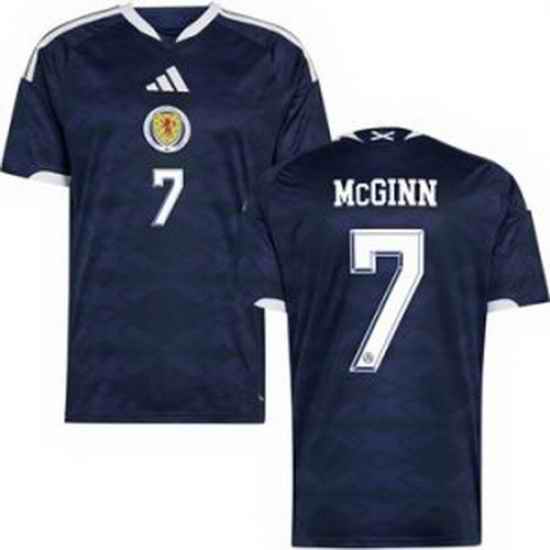 Youth 7 Scotland John McGinn 2026 Home Replica Jersey 1